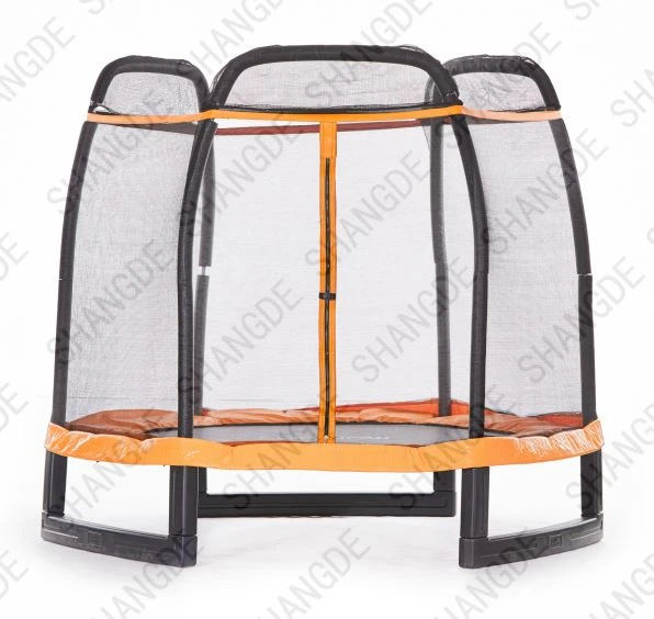 7FT Sab Hauv Tsev Trampoline Rau Cov Menyuam